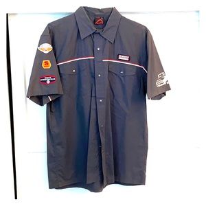 Scott short sleeve button down ”garage” shirt